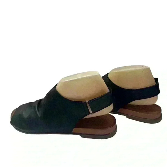 Sheridan Mia -Mya Women Black  Sling Back  Sandals Flat Size EUR 41/US 10-10.5 - Picture 4 of 10
